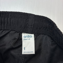 Load image into Gallery viewer, Boys Anko, lightweight board shorts, elasticated, EUC, size 1,  