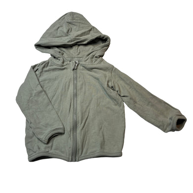 Unisex Anko, soft feel cotton zip hoodie sweater, GUC, size 2,  