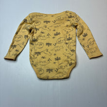 Load image into Gallery viewer, Unisex Anko, soft cotton bodysuit / romper, dinosaurs, GUC, size 00,  
