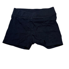 Load image into Gallery viewer, Girls B Collection, navy bike shorts, elasticated, GUC, size 2,  