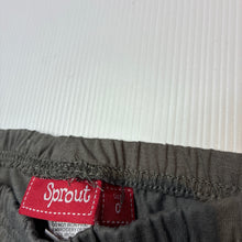 Load image into Gallery viewer, Unisex Sprout, grey stretchy leggings / bottoms, EUC, size 0,  