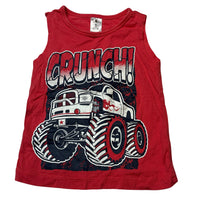 Load image into Gallery viewer, Boys H&amp;T, cotton singlet / tank top, monster truck, EUC, size 1,  