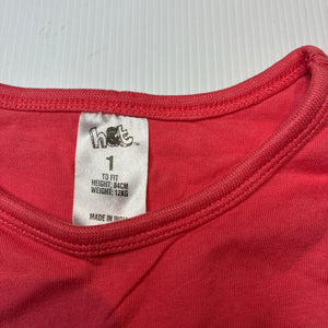 Boys H&T, cotton singlet / tank top, monster truck, EUC, size 1,  