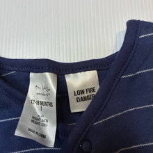 Load image into Gallery viewer, Boys Tiny Little Wonders, soft cotton romper, dad, EUC, size 1,  