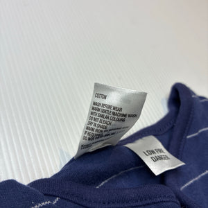 Boys Tiny Little Wonders, soft cotton romper, dad, EUC, size 1,  