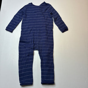 Boys Tiny Little Wonders, soft cotton romper, dad, EUC, size 1,  
