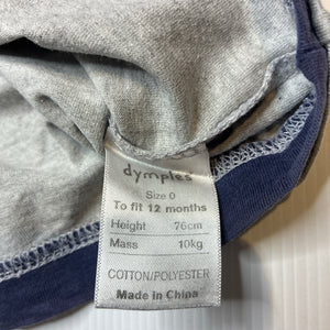 Boys Dymples, lightweight tee / top, FUC, size 0,  