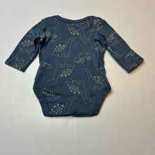 Load image into Gallery viewer, Boys Baby Berry, cotton bodysuit / romper, dinosaurs, EUC, size 000,  