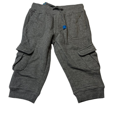 Boys Target, grey fleece lined casual pants, elasticated, EUC, size 1,  