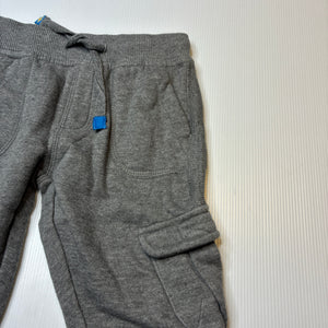 Boys Target, grey fleece lined casual pants, elasticated, EUC, size 1,  