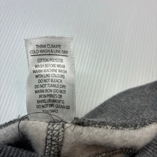 Load image into Gallery viewer, Boys Target, grey fleece lined casual pants, elasticated, EUC, size 1,  