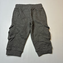 Load image into Gallery viewer, Boys Target, grey fleece lined casual pants, elasticated, EUC, size 1,  