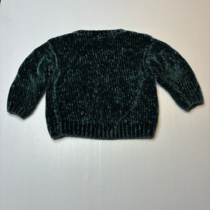 Girls Anko, soft feel chenille knit sweater / jumper, EUC, size 2,  