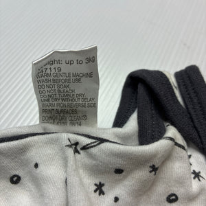 Unisex Baby Berry, cotton singletsuit / romper, EUC, size 00000,  
