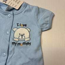Load image into Gallery viewer, Boys Blue Sky, soft cotton romper, NEW, size 00000,  