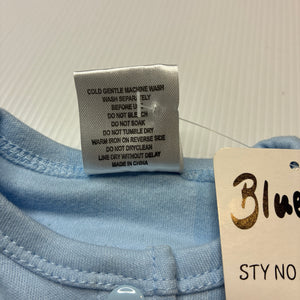 Boys Blue Sky, soft cotton romper, NEW, size 00000,  