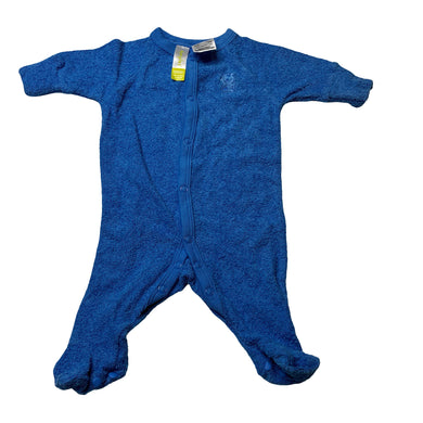 Unisex Dymples, blue terry coverall / romper, EUC, size 0000,  