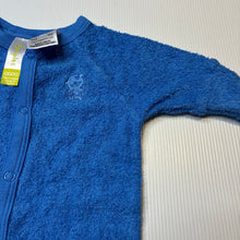Load image into Gallery viewer, Unisex Dymples, blue terry coverall / romper, EUC, size 0000,  