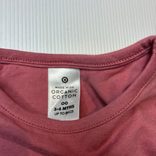 Load image into Gallery viewer, Girls Target, organic cotton blend long sleeve tee / top, EUC, size 00,  