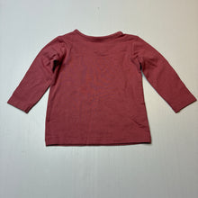 Load image into Gallery viewer, Girls Target, organic cotton blend long sleeve tee / top, EUC, size 00,  