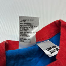 Load image into Gallery viewer, Boys Neon, cotton pyjama tee / top, sheriff, EUC, size 1,  
