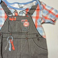 Load image into Gallery viewer, Boys Tiny Little Wonders, cotton bodysuit / romper, EUC, size 1,  