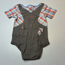 Load image into Gallery viewer, Boys Tiny Little Wonders, cotton bodysuit / romper, EUC, size 1,  