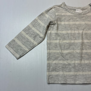 Boys Dymples, organic cotton blend long sleeve tee / top, GUC, size 1,  