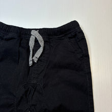 Load image into Gallery viewer, Boys Dymples, black stretch cotton pants, elasticated, EUC, size 1,  