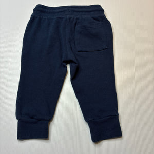 Boys Anko, navy casual pants, elasticated, GUC, size 1,  