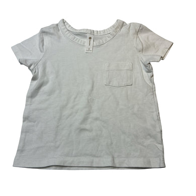 Boys Dymples, white stretchy tee / top, EUC, size 0,  