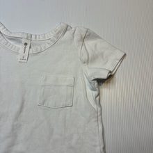 Load image into Gallery viewer, Boys Dymples, white stretchy tee / top, EUC, size 0,  