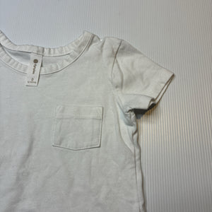 Boys Dymples, white stretchy tee / top, EUC, size 0,  