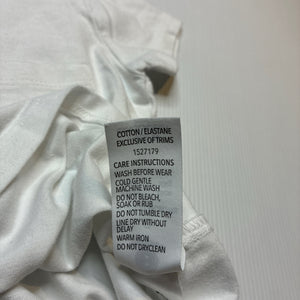Boys Dymples, white stretchy tee / top, EUC, size 0,  