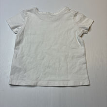 Load image into Gallery viewer, Boys Dymples, white stretchy tee / top, EUC, size 0,  