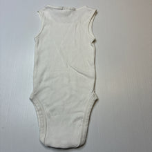 Load image into Gallery viewer, Unisex Dymples, ribbed organic cotton singletsuit / romper, EUC, size 1,  