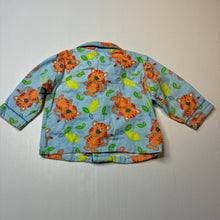 Load image into Gallery viewer, Boys Target, flannel cotton pyjama top, tigers, GUC, size 0,  