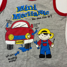 Load image into Gallery viewer, Boys Snooze Zone, pyjama tank top, mechanic, EUC, size 2,  