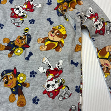Load image into Gallery viewer, Unisex Nickelodeon, Paw Patrol long sleeve cotton pyjama top, EUC, size 2,  