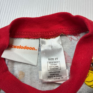 Unisex Nickelodeon, Paw Patrol long sleeve cotton pyjama top, EUC, size 2,  
