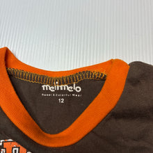 Load image into Gallery viewer, Boys Melimelo, brown tee / top, GUC, size 12 months,  