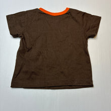 Load image into Gallery viewer, Boys Melimelo, brown tee / top, GUC, size 12 months,  