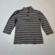 Load image into Gallery viewer, Girls Kids Stuff, stretchy striped long sleeve top, GUC, size 1,  