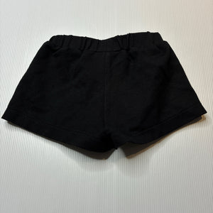 Girls Ollie's Place, black soft feel shorts, elasticated, EUC, size 1,  