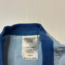 Load image into Gallery viewer, Boys Osh Kosh, blue cotton tee / top, boats, GUC, size 0,  