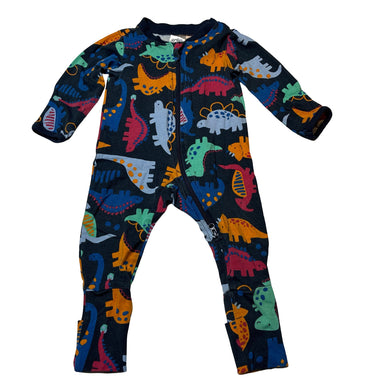 Unisex Anko, stretchy zip coverall / romper, dinosaurs, GUC, size 000,  
