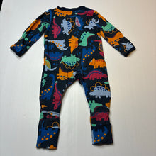 Load image into Gallery viewer, Unisex Anko, stretchy zip coverall / romper, dinosaurs, GUC, size 000,  