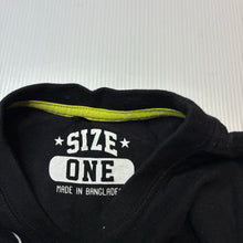 Load image into Gallery viewer, Boys H&amp;T, black cotton long sleeve tee / top, motorbike, EUC, size 1,  