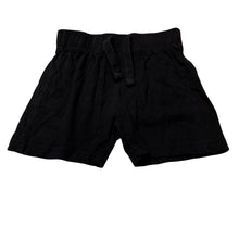 Load image into Gallery viewer, Boys B Collection, black cotton shorts, elasticated, GUC, size 1,  