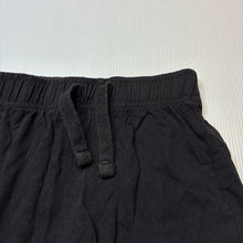 Load image into Gallery viewer, Boys B Collection, black cotton shorts, elasticated, GUC, size 1,  